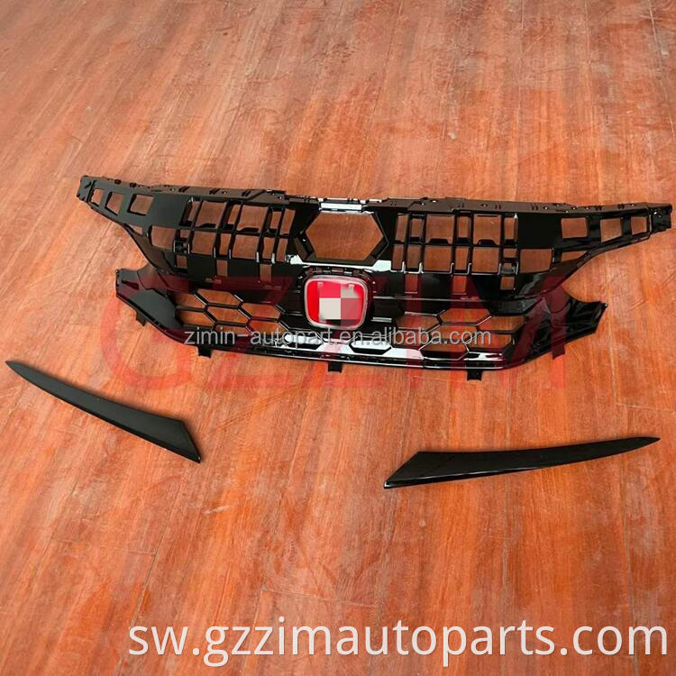 Gari Front Grill Auto Front Grille Front Bumper Grille kwa Civic 2021+